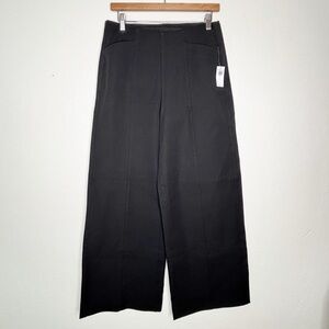 Old Navy High Rise Wide Leg Black Pull On Pants Size M NWT